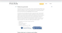 Desktop Screenshot of posta-kodu.com