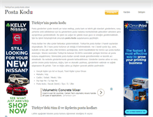 Tablet Screenshot of posta-kodu.com