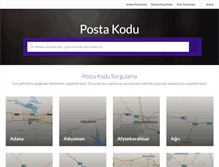 Tablet Screenshot of posta-kodu.org